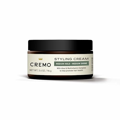 Cremo Hair Styling Cream - Medium Hold, 4 oz