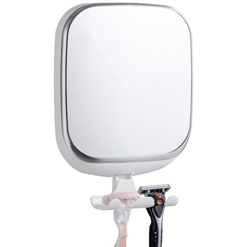 TAILI Fogless Shower Mirror with Razor Holder - No Drill