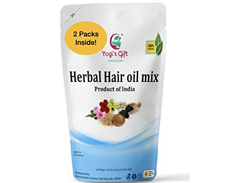 Yogi's Gift Ayurvedic Hair Oil Mix – 2 x 75g Herbal Growth Blend