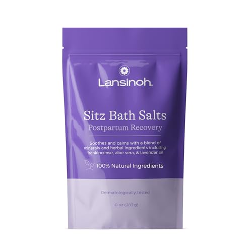Sitz Bath Salts for Postpartum Care - Epsom Salt & Aloe Vera, 10 oz