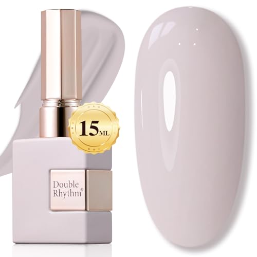 Double Rhythm Milky Beige 15ml Gel Nail Polish - Pure Sheer, Soak Off, A1466