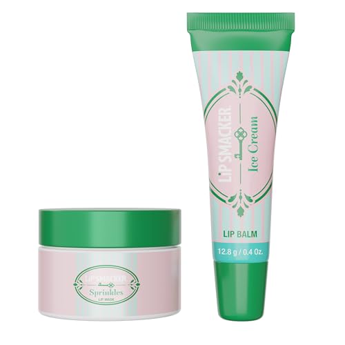 Lip Smacker Holiday Don¡¯t Disturb Lip Kit ? Chocolate & Raspberry Flavors, Hydrating Lip Care Gift Set