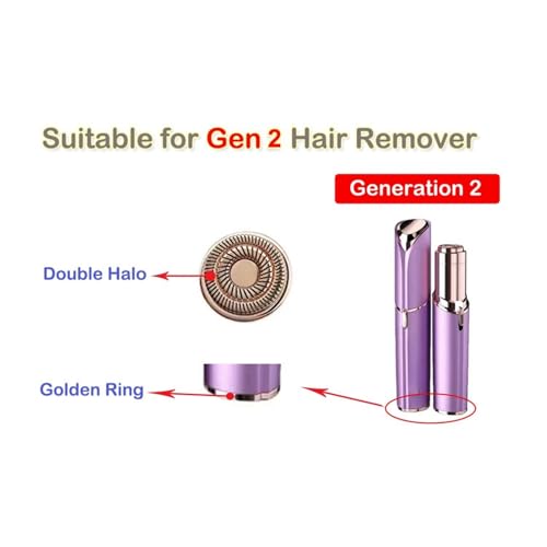 Replacement Heads for Finishing Touch Flawless Generation 2 Facial Hair Remover, 2 Count