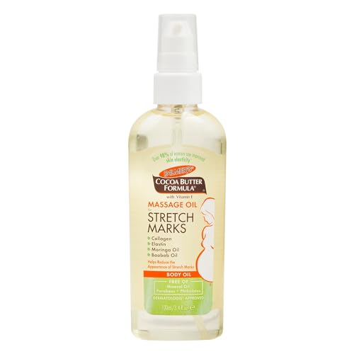 Palmer's Stretch Mark Massage Oil 3.4 Oz | Pregnancy Skincare