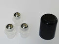 Stainless Steel Roller Tops for Essential Oil Bottles - 8 Pack