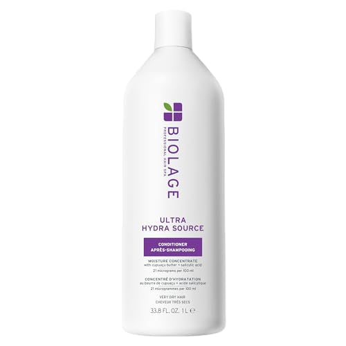 Biolage Ultra Hydra Source Conditioner - Intensely Condition, For Very Dry, Thick, Coarse Hair, Infused with Micro-dosed with Cupua?u Butter & Salicylic Acid