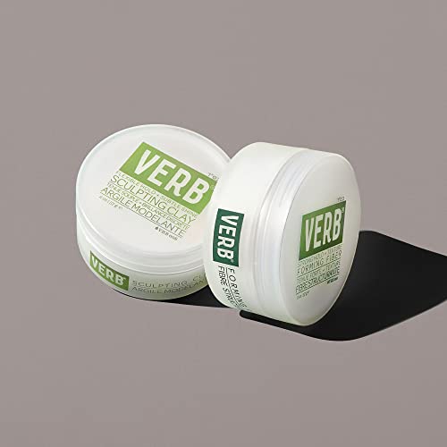 VERB Hair Sculpting Clay Pomade - Flexible Medium Hold & Light Shine, 2 oz