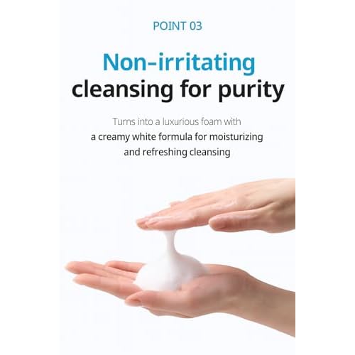 A.T.O.M.Y Evening Care Foam Cleanser, Moisturizing Face Wash with Natural Extracts, 5.1 Fl Oz