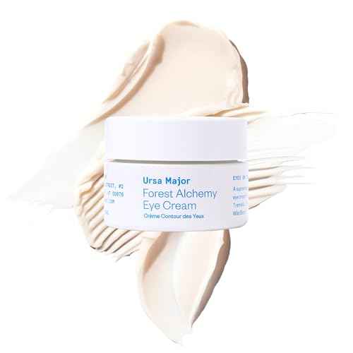 Ursa Major Forest Alchemy Eye Cream | Natural Under-Eye Moisturizer for Dark Circles, Fine Lines, Puffy Eyes and Wrinkles | Vegan, Cruelty-Free, Non-toxic, Unscented | 0.50 ounces