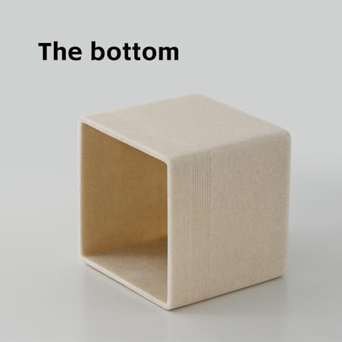 Resin Tissue Box Cover - Square Cube Holder for Home & Office