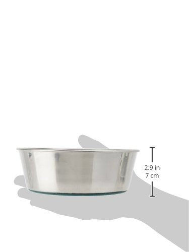 Van Ness Pets Medium Stainless Steel Dog Bowl, 48 OZ (Pack of 3)