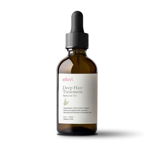 Ellovi Deep Hair Treatment Oil – 100% Natural Leave-In Repair