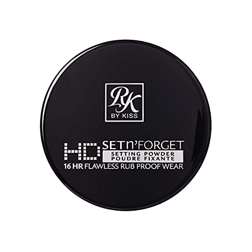 Ruby Kisses Loose Setting Powder 0.4oz, Weightless, Smooths, Mattifying Finish and Shine Control, Pure Silica Mineral Powder (Rich)