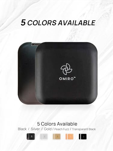 OMIRO Folding Compact Mirror 1X/15X Magnification 3.5" Pocket