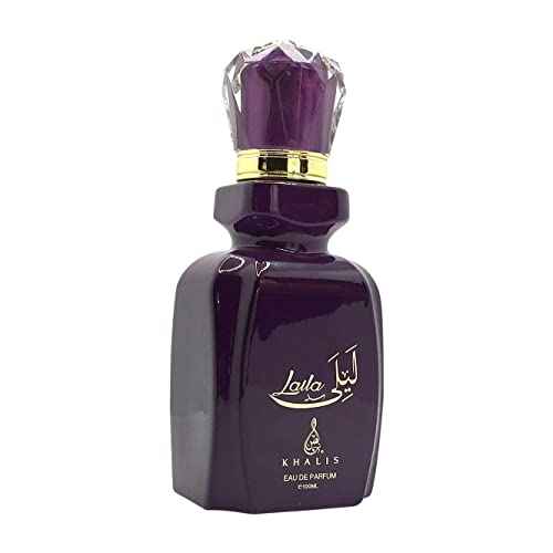 Maison d'Orient Laila Eau de Parfum 3.4 oz - Oriental Womens Perfume with Rose Woody Citrus Leather Labdanum Musk and Amber Notes loved for its long lasting trail and compliment catching aroma