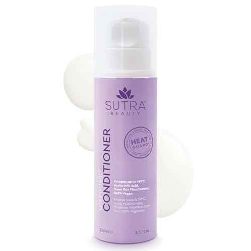 SUTRA Heat Guard Hair Conditioner for Frizzy Dry & Damaged Hair - Thermal Protecting Conditioner Hydrates, Protects & Repairs Against Heat with Hyaluronic Acid - Anti-Frizz Haircare Products