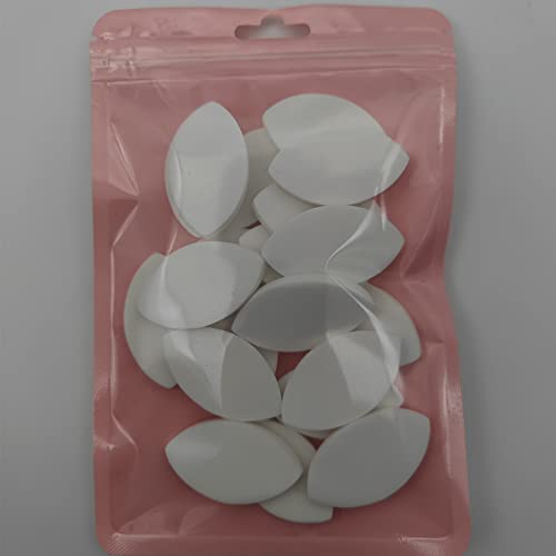 20 pcs Eye Shaped Practice Sponges and 5 Sheets Lash Mapping Exercise Cards for Eyelash Beginners Lash Extension Supplies