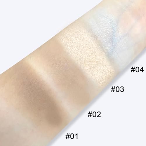 Matte Contour Palette, Face Sculpting Powder for Light Skin