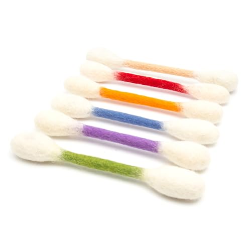 Glaciart One Catnip Swabs Toy Set - 6 Durable Chew Toys