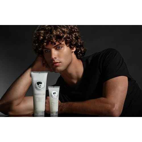 Avenue Man Curl Defining Cream - Unscented Hold Forming Curl Cream for Men with Keratin, Acai & Herbal Extracts - Frizz Control, Humidity Resistant, Lightweight Texture - Curly Hair Products for Men