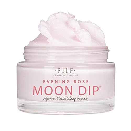 FarmHouse Fresh Evening Rose Moon Dip ? Retinol Night Cream with Peptides & Vitamin C ? 1.7 Fl Oz