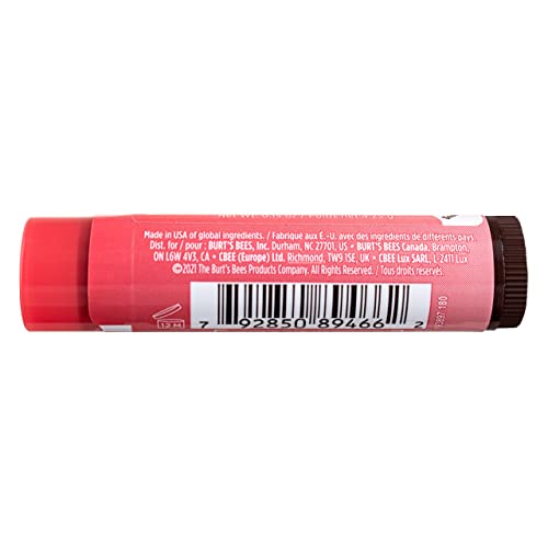 Burt's Bees Tinted Lip Balm, Rose, 0.15 Ounce (Pack of 4)