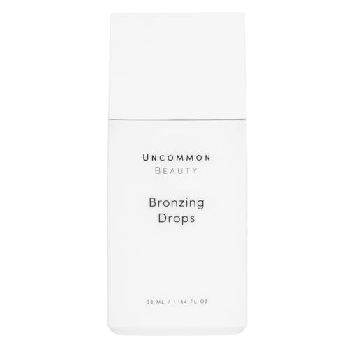 Uncommon Beauty Bronzing Drops - Buildable Liquid Face Bronzer Face Drops with Glycerin for a Sunkissed Healthy Glow - All Skin Types, Vegan, Cruelty Free, Synthetic Fragrance Free, 1.164 FL OZ