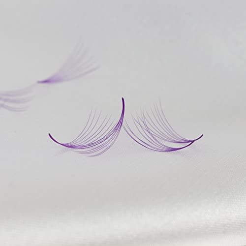 VNE 500 Fans Colorful Lash Extensions | Premade Volume Lash Extensions | Premade Mega Volume Fans | Colored Lash Extension | Russian Volume Eyelash Extensions |6D, Pink, C Curl, 14 mm