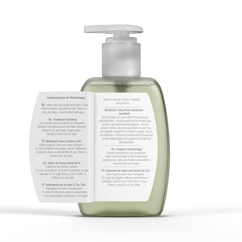 Dr. Organic Tea Tree Hand Wash, Purifying, Cleansing, Natural, Vegan, Cruelty-Free, Paraben & SLS-Free, Recycled & Recyclable, Recycled & Recyclable, Organic, 250ml, Packaging may vary