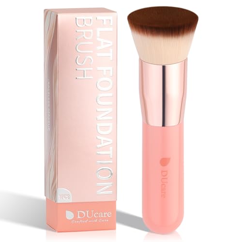 DUcare Flat Top Kabuki Foundation Brush for Liquid & Powder