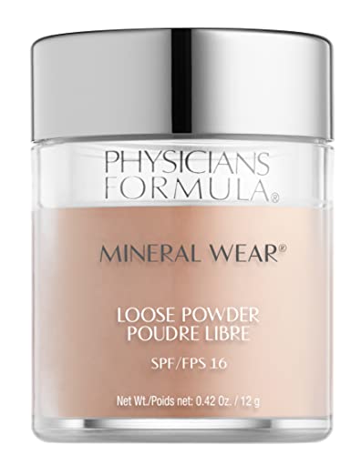 Physicians Formula Mineral Wear Talc-Free Loose Powder Creamy Natural and Translucent Light, Dermatologist Tested