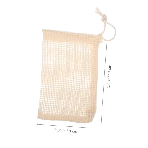 Sisal Exfoliating Soap Pouch 5-Pack with Drawstring