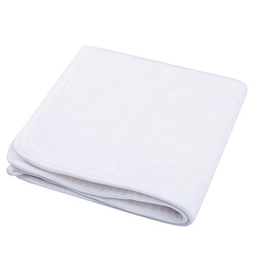 Microfiber Facial Cloths Face Towels Ultra Soft Fast Drying Washcloth Face Cloth for Bath 12 inch x 12 inch 6 Pack White