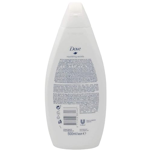 Dove Nourishing Secrets Invigorating Ritual Body Wash, Avocado Oil & Calendula Extract, 16.9 Ounce / 500 Ml, Pack of 2