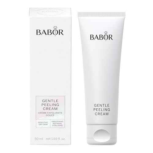 BABOR Gentle Peeling Cream, Gentle Facial Scrub for Dry Sensitive Skin, Even Tone & Texture, 1.7 oz