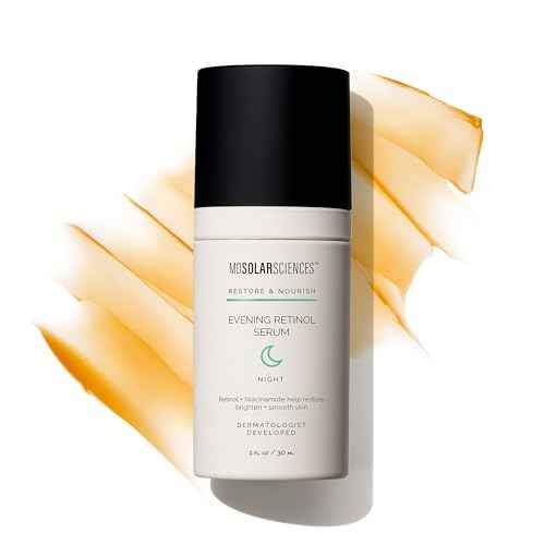 MDSolarSciences Evening Retinol Serum | Lightweight & Moisturizing Anti-Aging Treatment | Reduces Appearance of Discoloration, Fine Lines & Pores | Encapsulated Retinol for Sensitive Skin (1 Fl Oz)