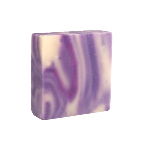 Majestic Lather Lavender Luxury Handmade Bar Soap for Face & Body - Gentle Skin Soothing, Moisturizing and Nourishing. Vegan & Cruelty Free. Natural Cold Process for All Skin Types