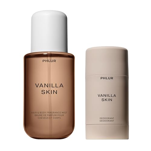 PHLUR Vanilla Skin Natural Deodorant & Body Mist with Pink Pepper & Sandalwood