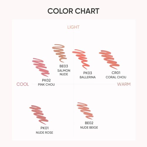 BANILA CO Smudging Lip Pencil - Soft Matte Crayon Nude Rose