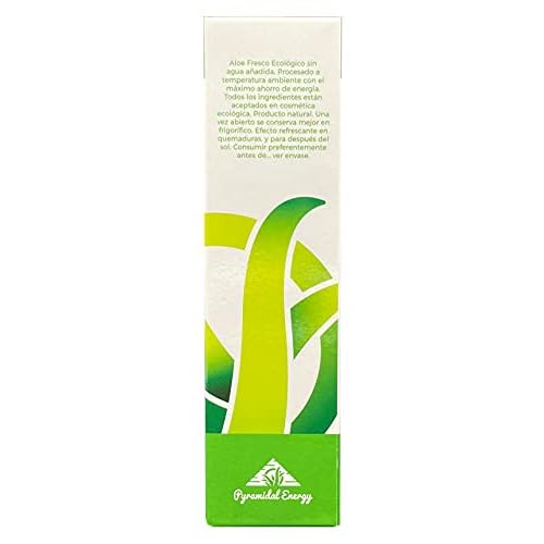 Aloe Vera Gel. Skin care. Lotion. Natural Gel 250 ml (98% Pure Aloe Vera Juice). 100% Pure Aloe transparent Gel Natural de Aloe Vera (organico) 98%. (8.4 Oz)