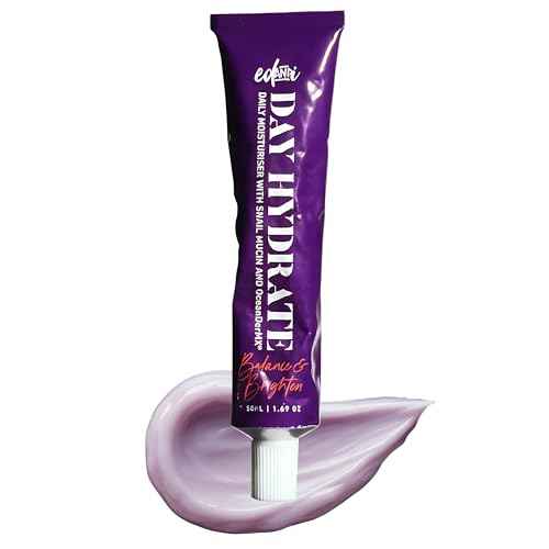 ed&i DAY HYDRATE Daily Face Moisturizer With Snail Mucin & OceanDerMX, Hydrating Moisturizer for Fine Lines, Firming & Radiance, Daily Facial Moisturizer for Dry Skin Face - 1.69 oz