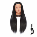 Hairingrid 26"-28" Mannequin Head with Clamp - Synthetic Hair Styling