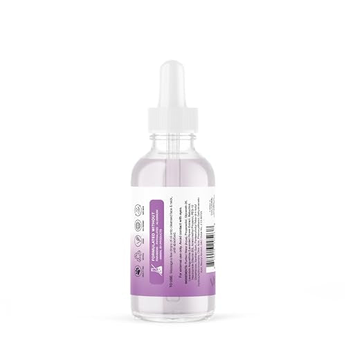 Renewing Skin Serum with Sea Lavender & Bakuchiol, Anti-Aging Firming and Smoothing Collagen Boosting Face Serum for Fine Lines and Wrinkles ? 2 fl oz