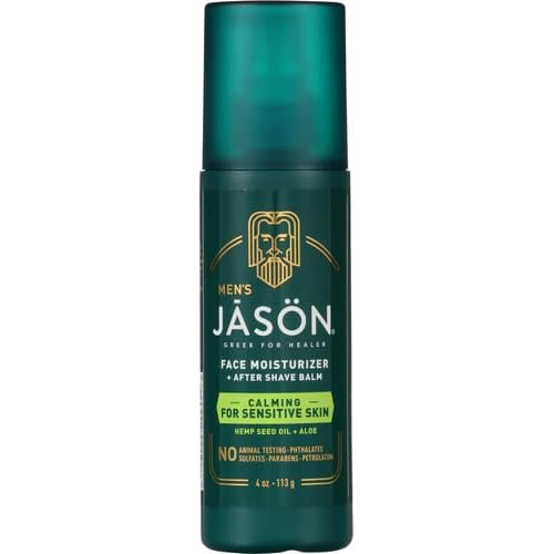 Jason Men's Calming Lotion and Aftershave Balm, 4 oz