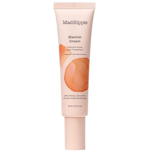 Mad Hippie Blemish Cream ? Acne Spot Treatment with 2% Salicylic Acid and Redness Reducing Arnica, Curcumin, and Calendula, 0.5 Oz