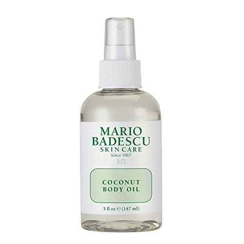 Mario Badescu Coconut Body Oil Enriched with Coconut Oil & Shea Butter | Lightweight Skin Care for Hydrating and Moisturizing After Shower Massage