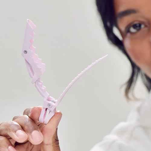 Mane All Grip No Slip Hair Sectioning Clips - Alligator Hair Clips for Styling, Blow-Drying, Curling & Flat-Ironing - Stocking Stuffers for Teen Girls & Adults (4 Count)