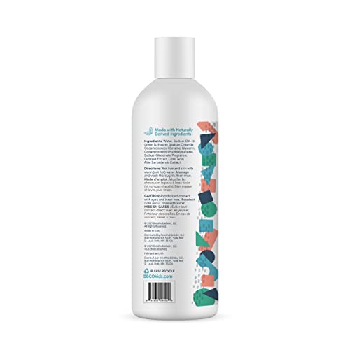 BB&CO Shampoo & Body Wash — Cucumber & Aloe — 16 oz — Tear Free & Soap Free — No EDCs — Safer for Baby — Good for the Whole Family — Made in USA