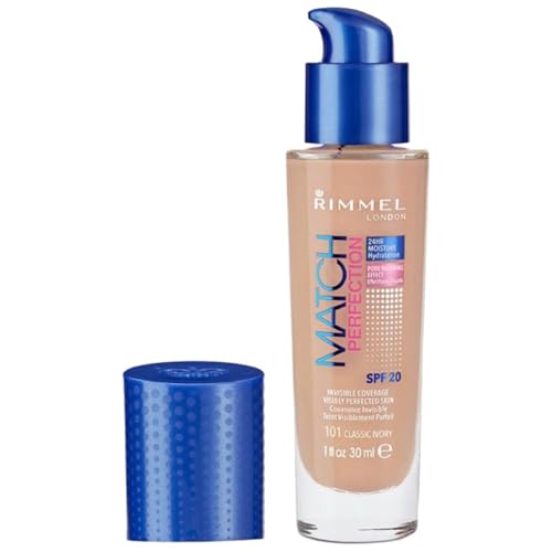 Rimmel Match Perfection Foundation SPF20 101 Classic Ivory 30ml
