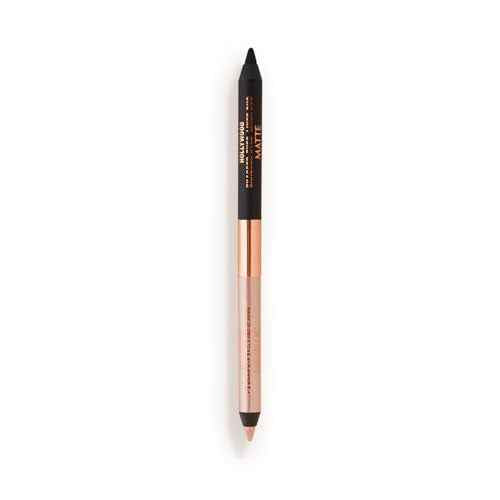 Charlotte Tilbury Exagger-Eyes Eyeliner Duo - Dual-Ended, Smudge Proof Eyeliner with 2 Complementary Shades - Long-Wear, Waterproof, Humidity-Resistant - Black